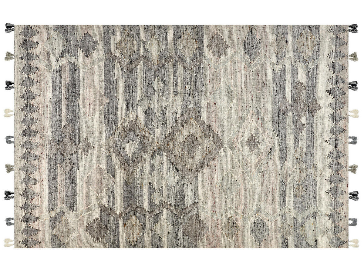 KURZFLOR-TEPPICH Aratashen 300/200 cm - Grau, Textil (200/300cm) - Beliani