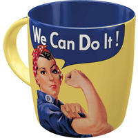 KAFFEETASSE 330 ml USA We can do it - Multicolor, Keramik (0.33L) - Nostalgic-Art