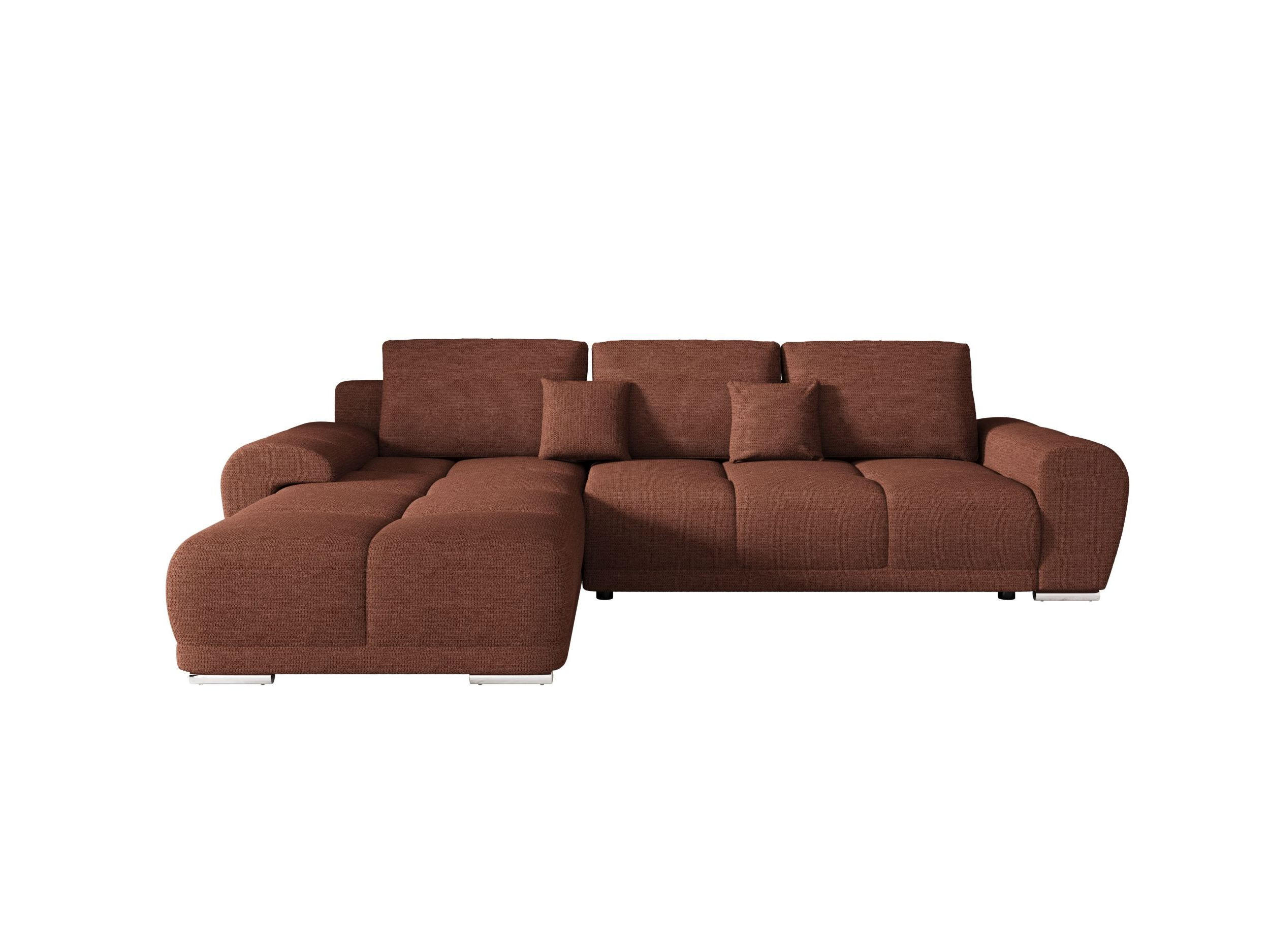 ECKSOFA BEGA L Links ARAGON 59 mit Schlaffunktion - Hellbraun, Textil (289/185cm) - Bedante