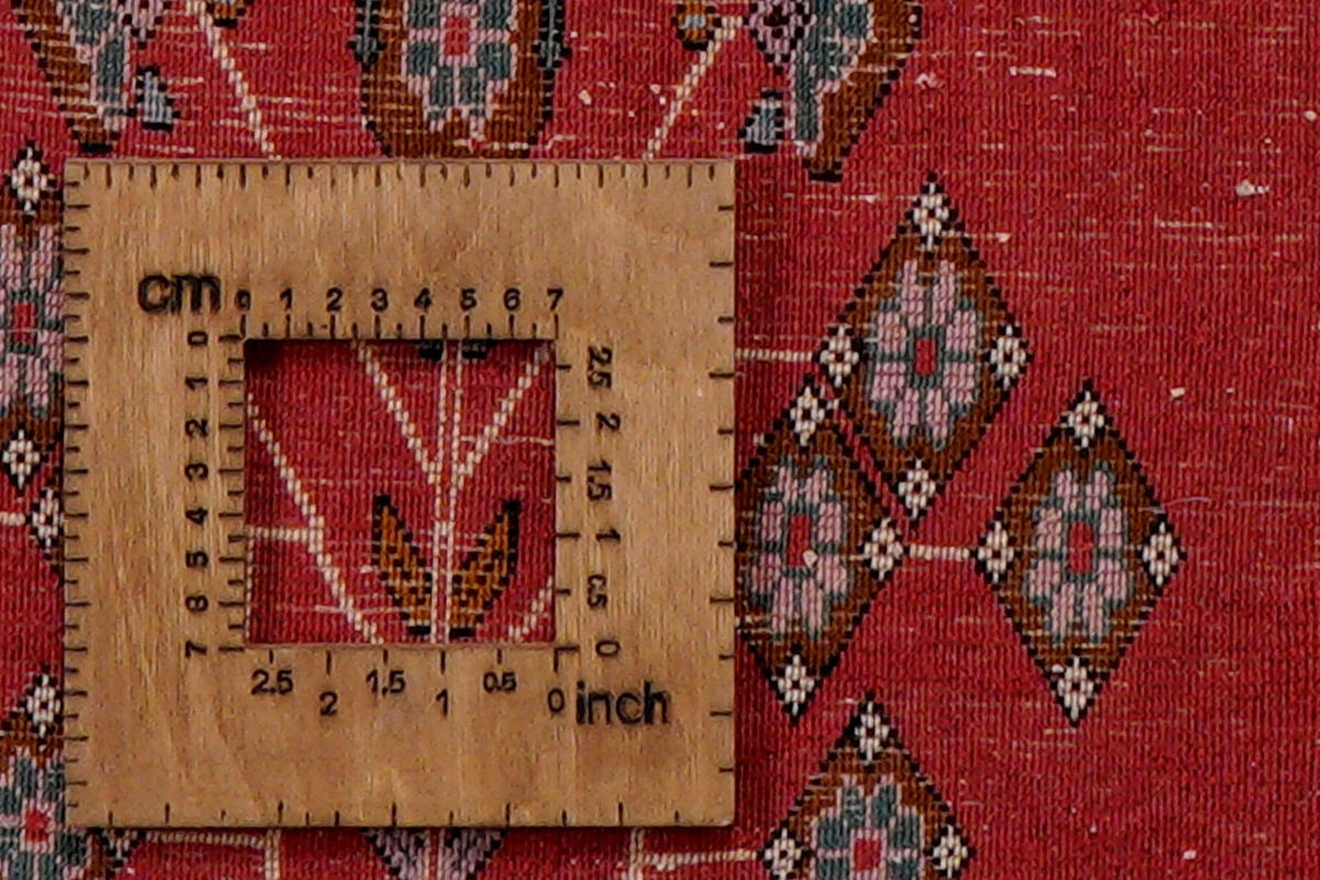 ORIENTTEPPICH handgeknüpft Afshar Rosa, Rot 210/160 cm Schurwolle - Pink/Rot, Textil (160/210cm) - Looma