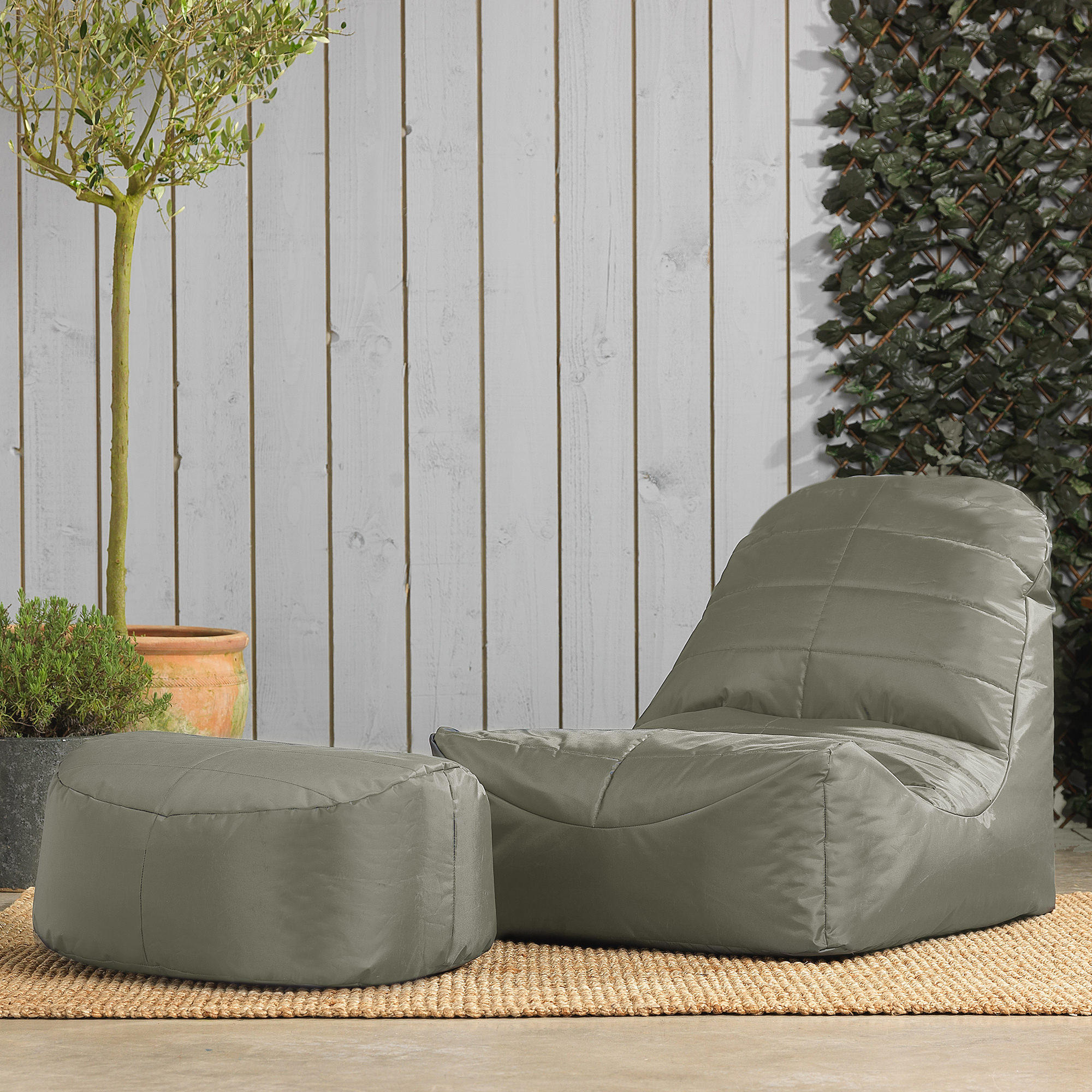 Thumbnail - Veeva Sitzsack, Grün, Kunststoff, 68x31x54 cm, Hergestellt in Deutschland, Wohnzimmer, Hocker, Sitzsäcke, XXL Sitzsäcke