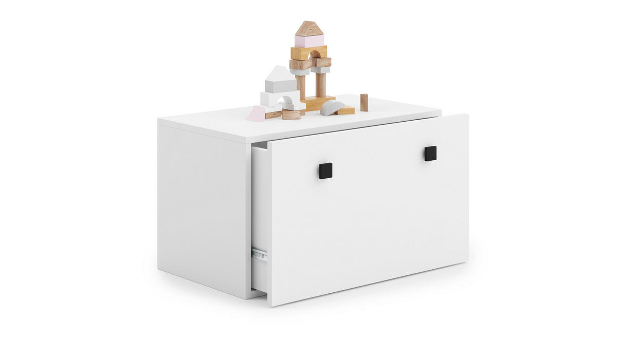SPIELZEUGTRUHE Inga - Weiß, Holzwerkstoff (71/42cm) - RAUMHIRSCH FURNITURE