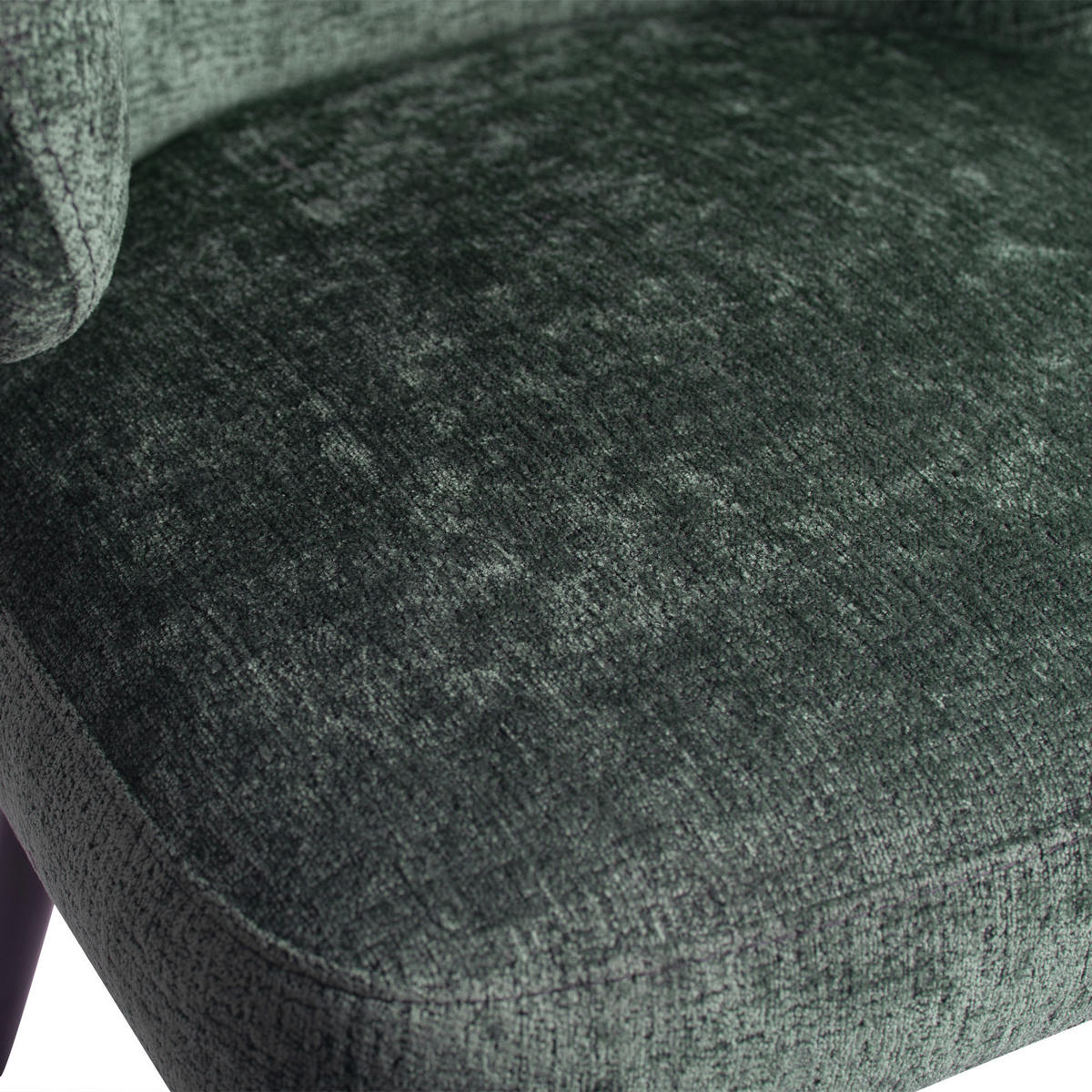 ESSZIMMERSTUHL Fiori Grün 57/56/80cm - Grün, Textil (56/80/57cm) - PTMD Collection