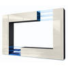 WOHNWAND Mirage Front in Creme Hochglanz - Creme, Holzwerkstoff (262/182.5/39cm) - Vladon