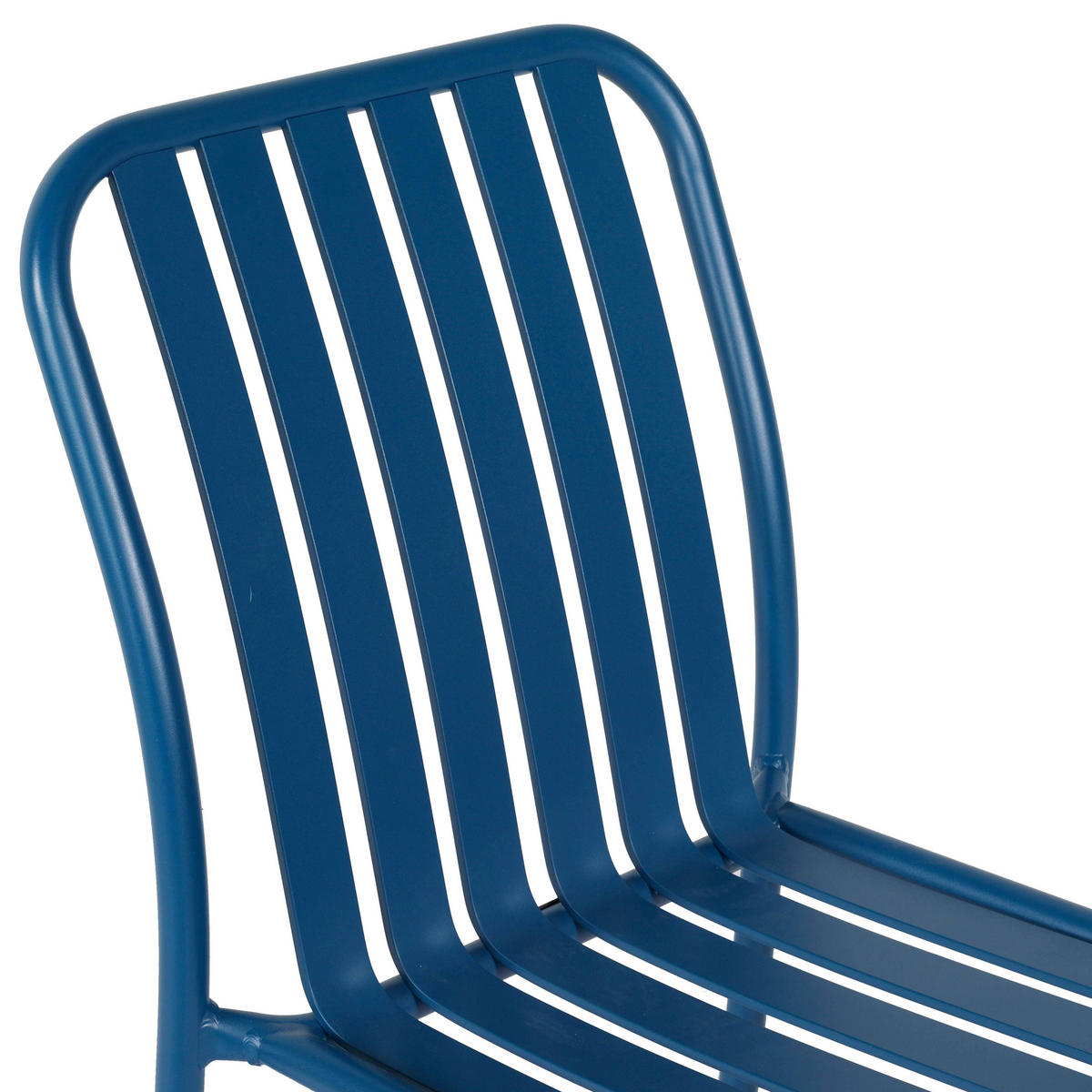 GARTENSTUHL, Blau - Blau, Metall (46/85/61cm) - Oviala