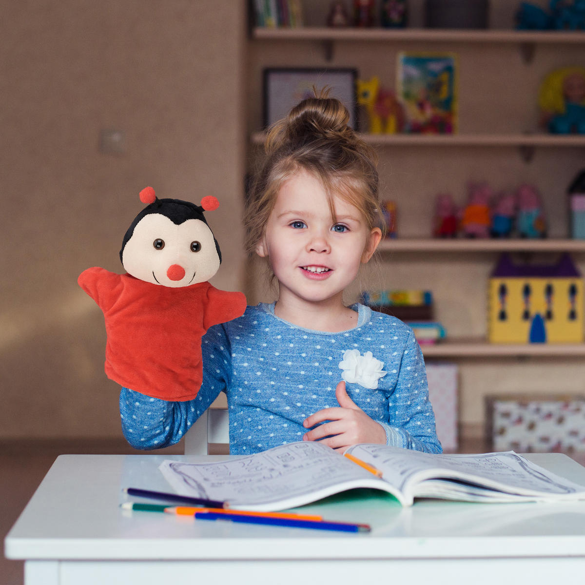 HANDPUPPEN - Multicolor, Textil (20/29/8.5cm) - Relaxdays