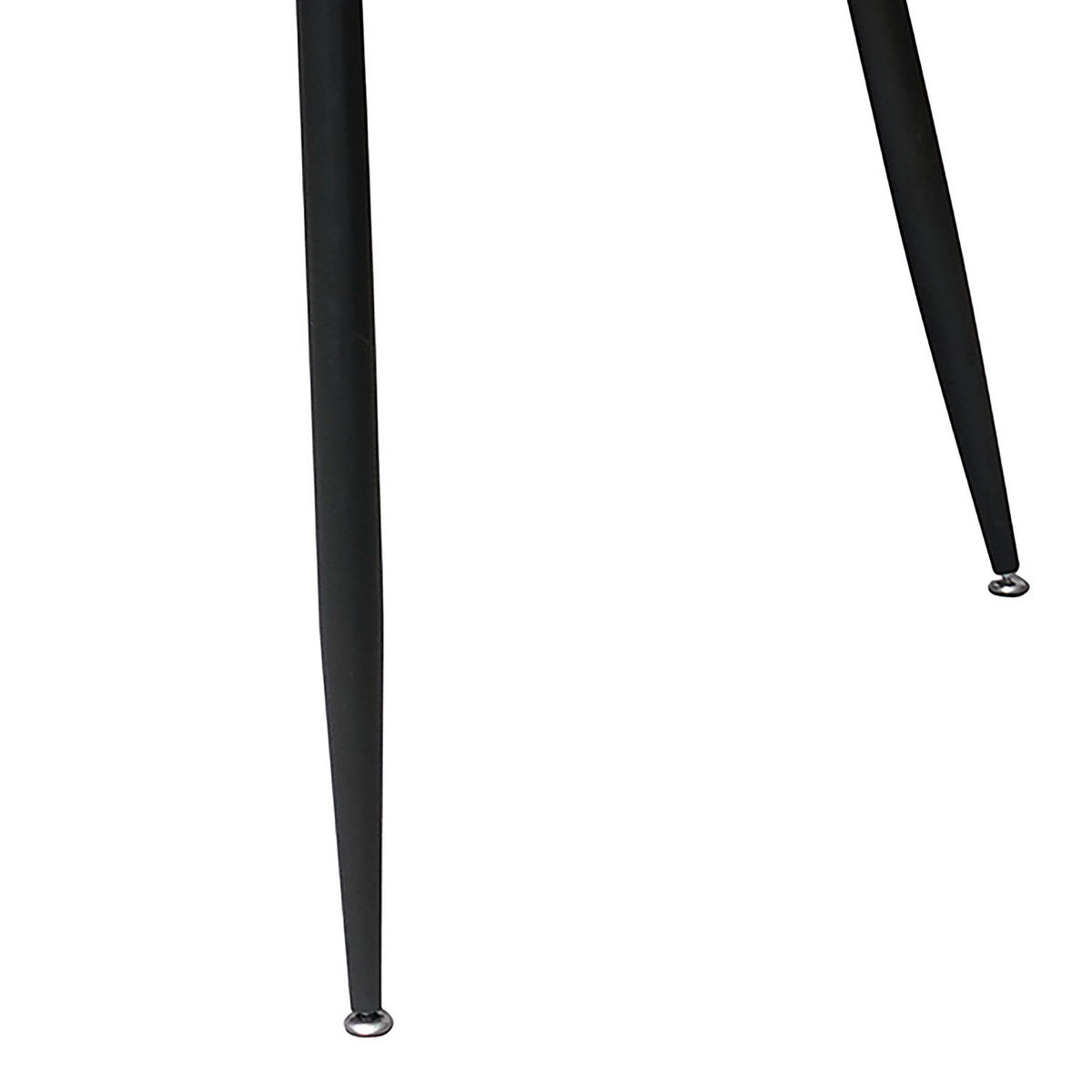 ESSTISCH - Echtholzfurnier / Metall - Eichefarben/Schwarz, Holzwerkstoff/Metall (80/140/75cm) - home24