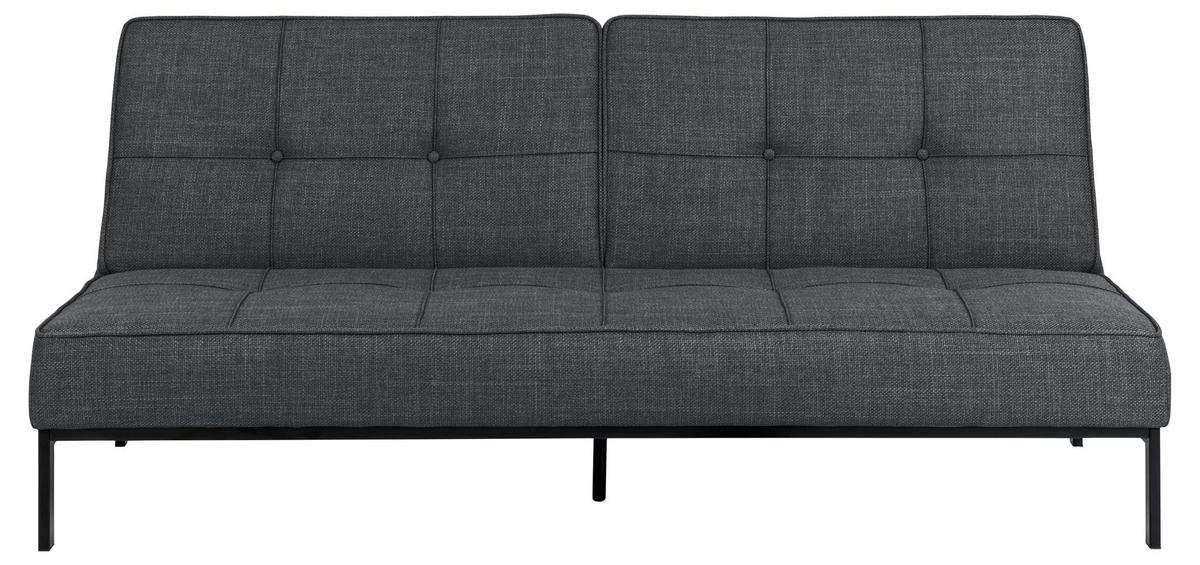 SCHLAFSOFA grau - Grau, Holzwerkstoff (198/87/95cm) - ebuy24