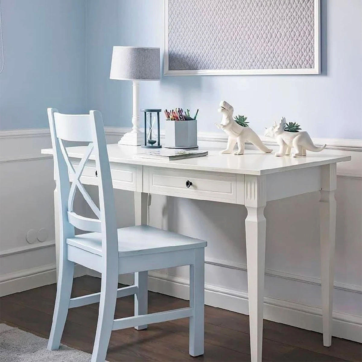 SCHREIBTISCH Ines Weiß - Weiß, Holzwerkstoff (120/65/78cm) - Petits-meubles