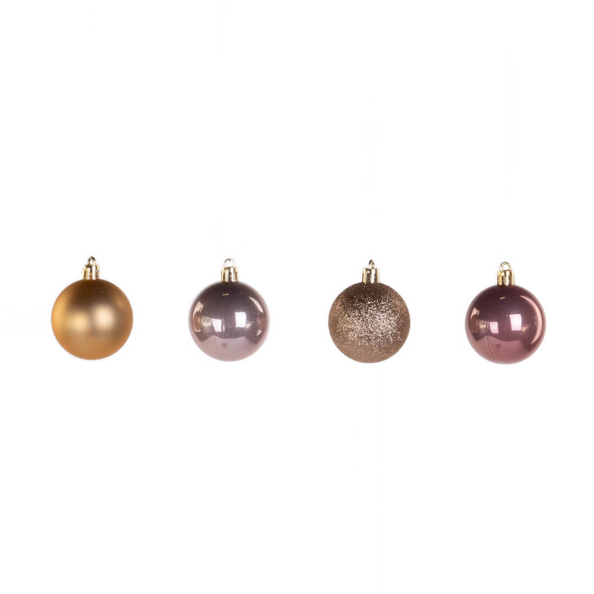 WEIHNACHTSKUGELN 16er-Set Ø 5 cm - Goldfarben, Kunststoff (9.8/19.6/9.8cm) - Home Styling Collection