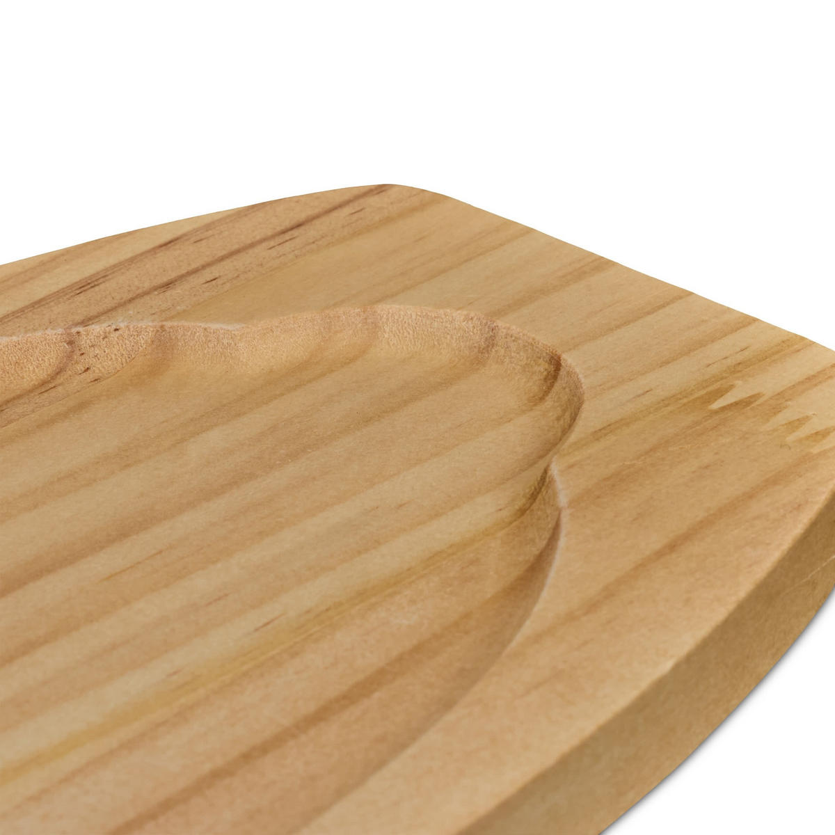 2XSERVIERPFANNE - Schwarz, Holz/Metall - Relaxdays