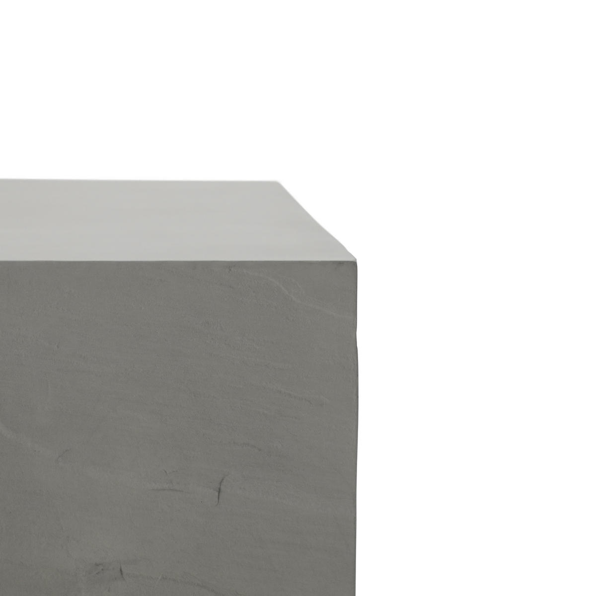 COUCHTISCH COLORADO aus GF-Beton Quadratisch, Wetterbeständig, 86x86x41 cm - Grau, Naturmaterialien (86/86/41cm) - Elementi