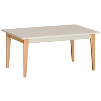 COUCHTISCH Charlott mit Holzfüßen, 90x40 cm - Kaschmir/Eichefarben, Holz/Holzwerkstoff (68/90/40cm) - Beautysofa