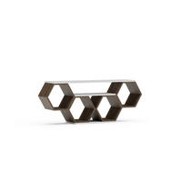 TV-ELEMENT Honig Weiß Walnuss - Walnussfarben/Weiß, Holzwerkstoff (140/55.5/29.6cm) - Decorotika