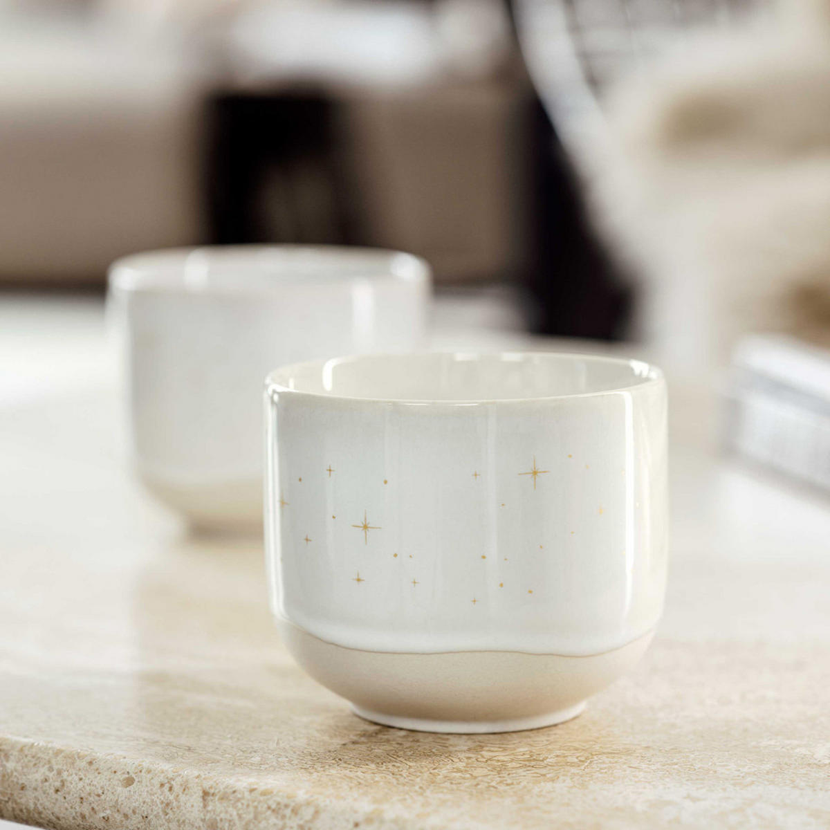 TASSEN Winter Glow beige 260 ml 6er Set - Beige, Keramik (0.26L) - like.Villeroy & Boch