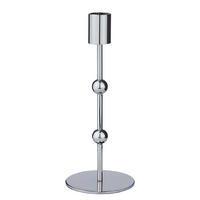 KERZENHALTER Orb - Silberfarben, Metall (8/19/8cm) - BUTLERS