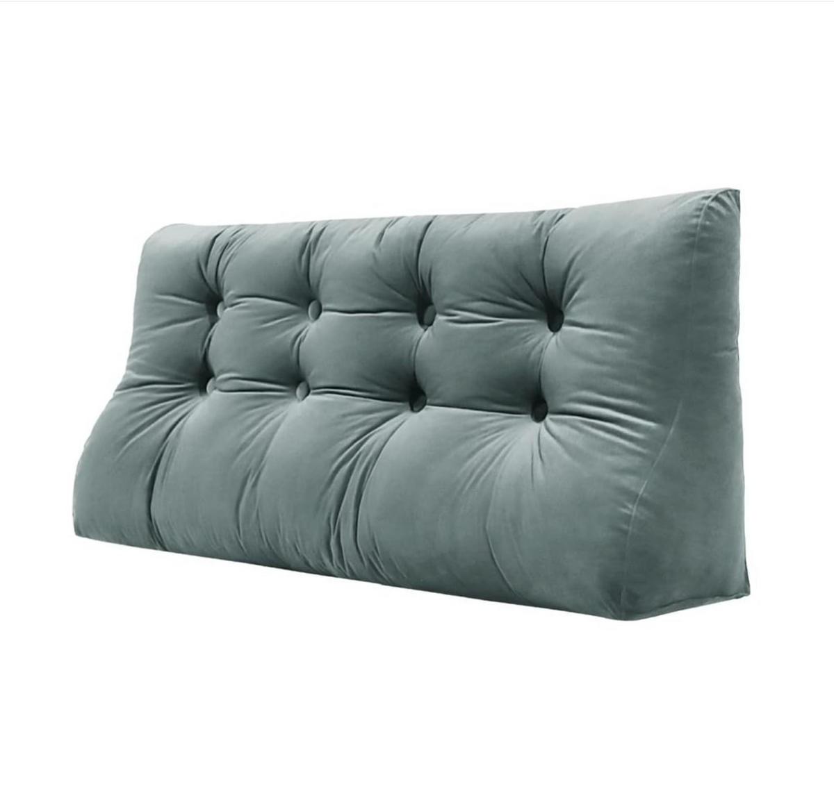 RÜCKENKISSEN Körperkontur Samtlook Grau 120 cm - Grau, Textil (55/120cm) - Vercart