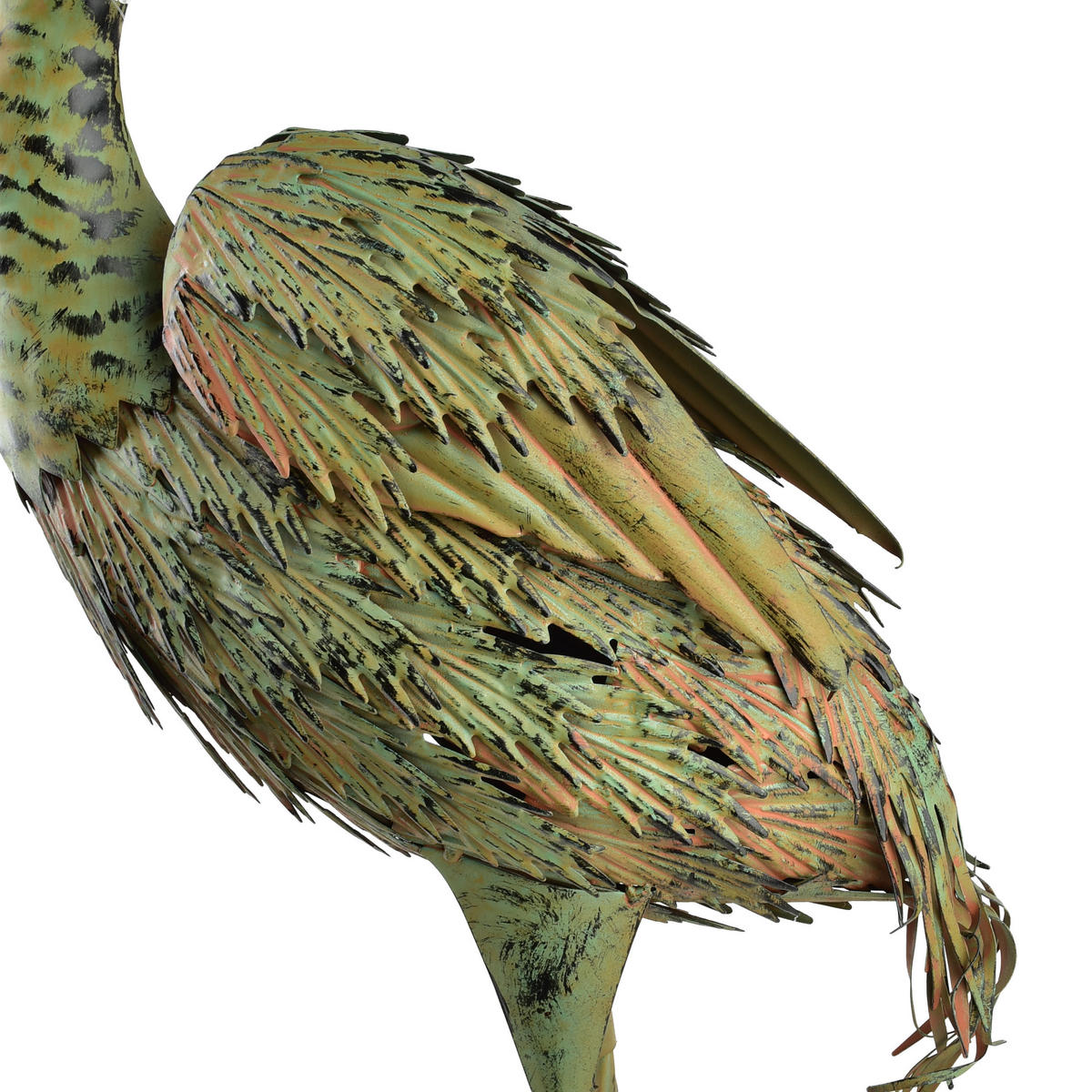 FIGURA CEDRIC, kov, zelená - zelená barva, kov (20/50/50cm) - Mondex