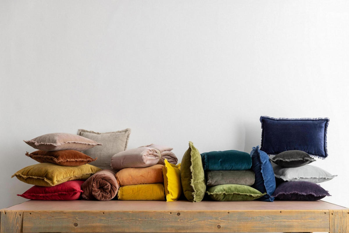 VORHANG Fara thymian 135 x 280 cm - Grün, Textil (135/280cm) - Vivaraise