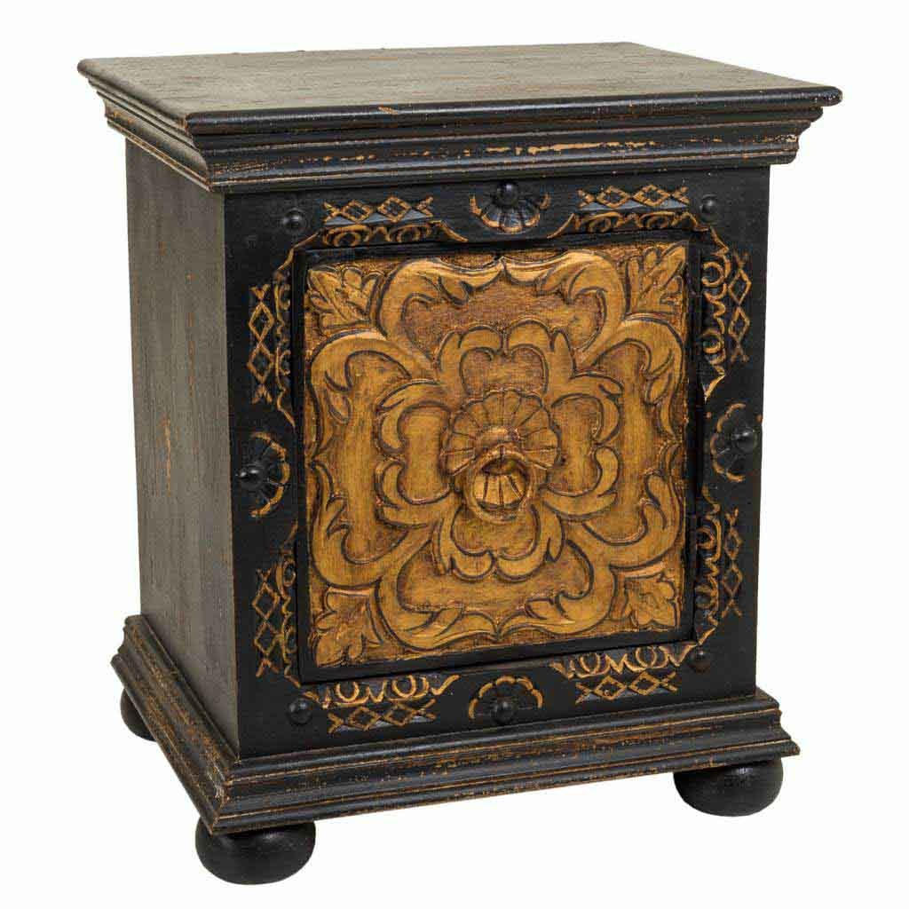 NACHTTISCH aus Holz 50x40x59 cm - Multicolor, Holz (50/59/40cm) - Wanderlust