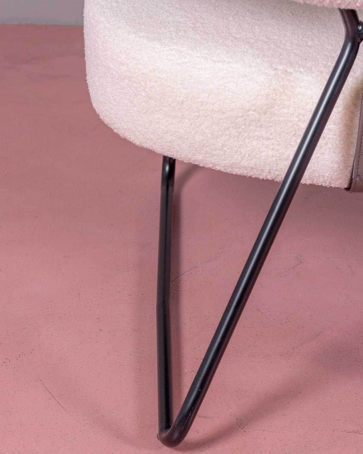 SESSEL Boucle Weiß - Weiß, Textil (80/74/75cm) - Nest Dream