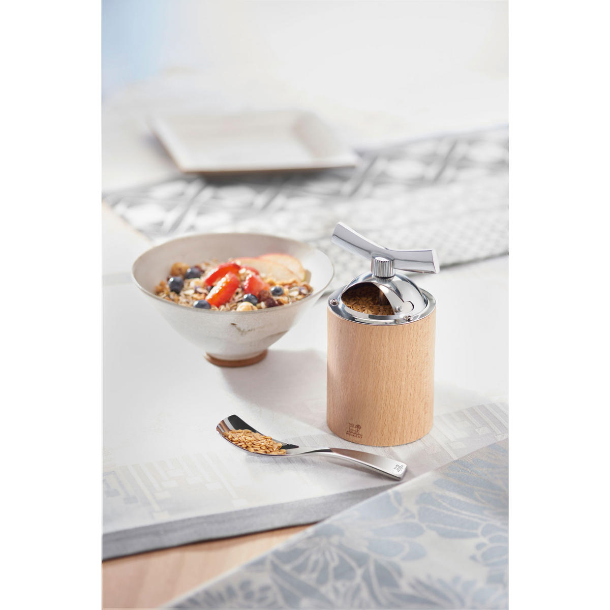 LEINSAMENMÜHLE Isen 13cm Buchenholz Natur - Braun, Holz (7.7/13/7.7cm) - PEUGEOT