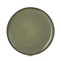 BROTTELLER CARACTERE 5 cm Kardamom - Dunkelgrün, Keramik (15cm) - Revol Porcelaine France
