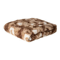 PLAID Geraldine Braun 220/240/2cm - Braun, Textil (240/220cm) - PTMD Collection