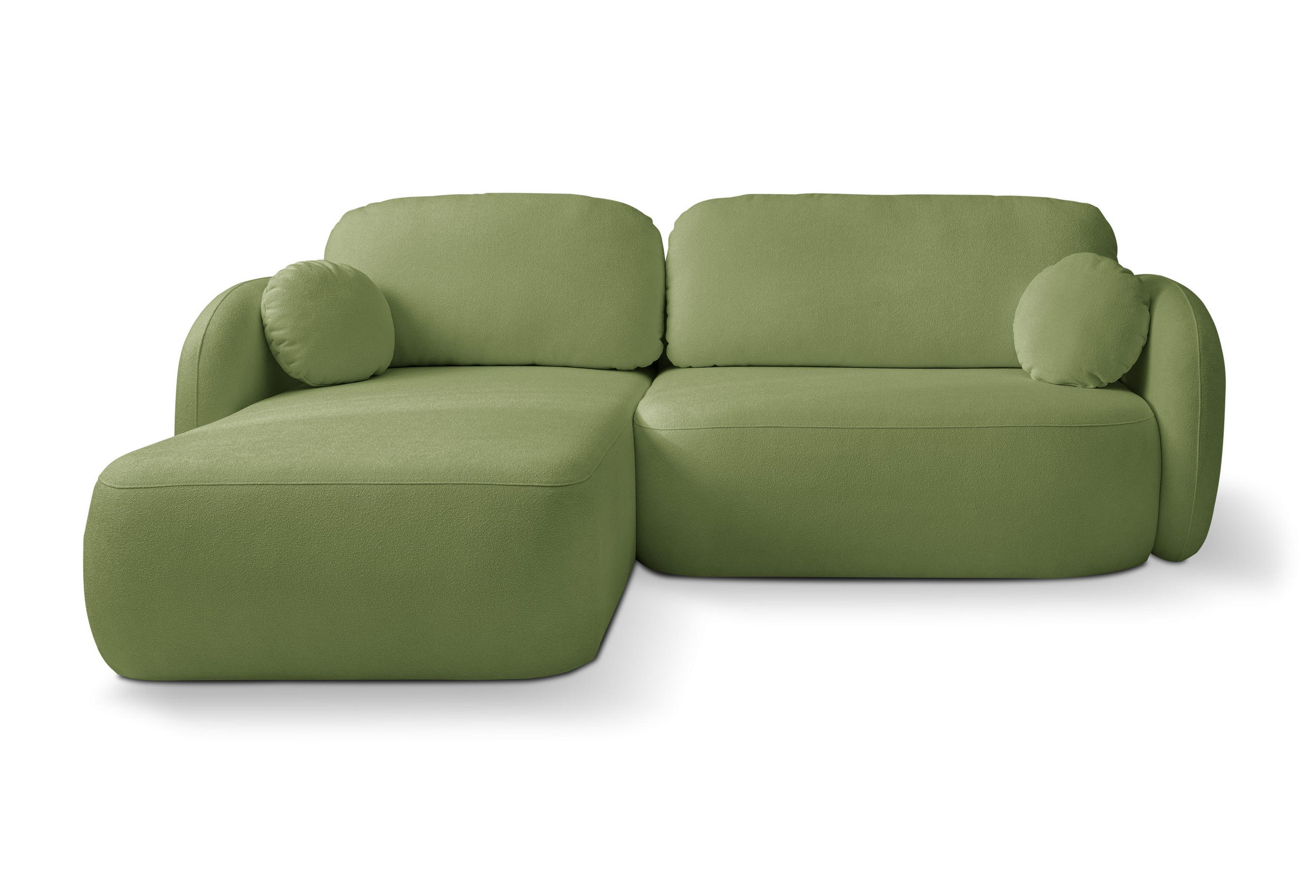 Masseno Ecksofa Grün 248x174 cm