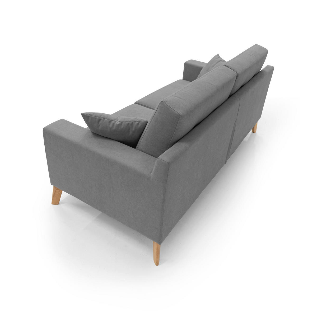 LINEARSOFA Danish - Grau, Textil (206/95/91cm) - Divani.store