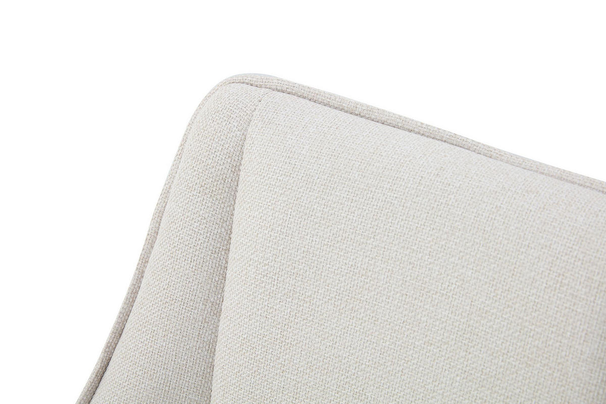 ARMLEHNENSTUHL Helen creme 2er Set - Creme/Schwarz, Textil/Metall (56/91/63cm) - Xonox