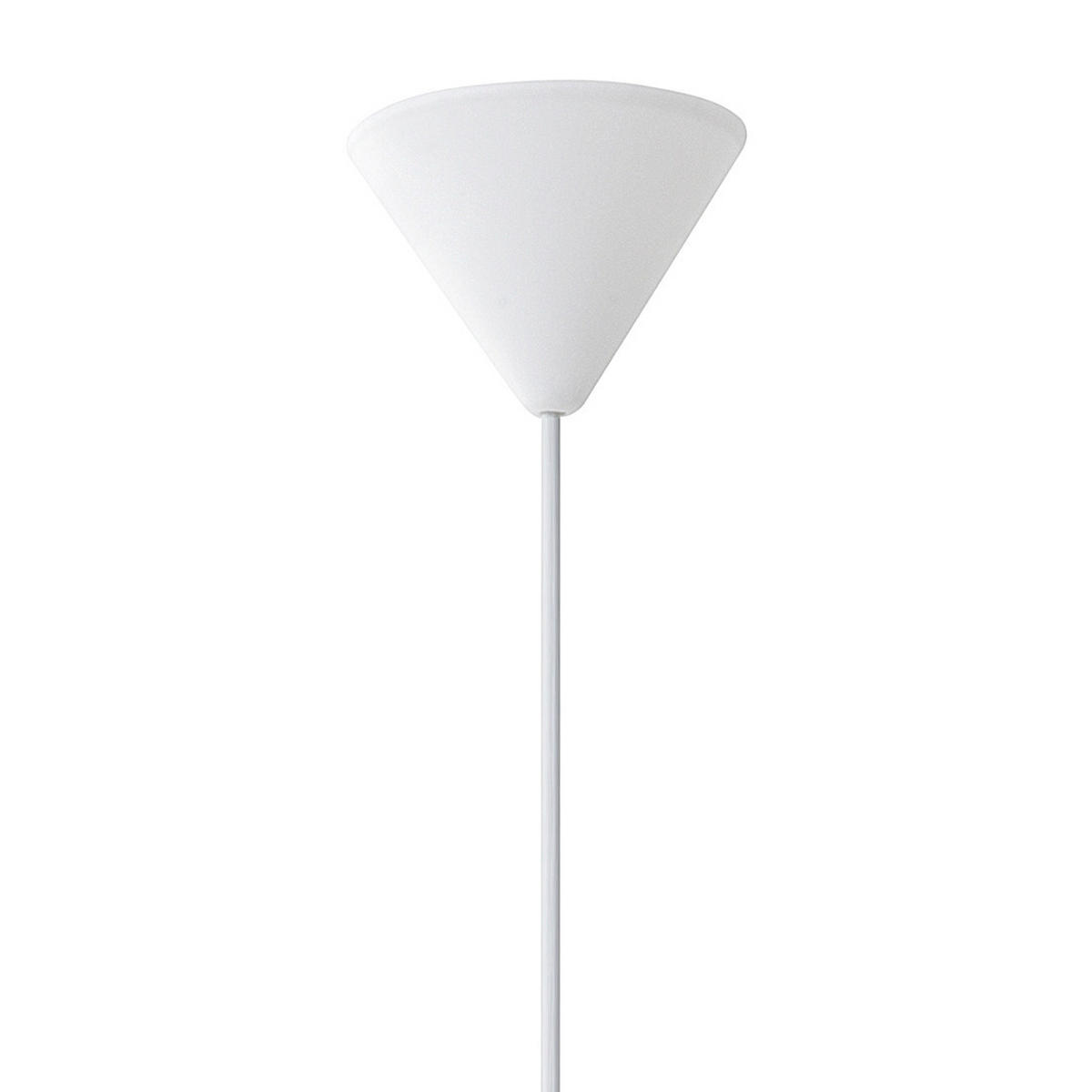 HÄNGELEUCHTE Weiß Ailenne - Weiß, Kunststoff (35/35/182cm) - Beliani
