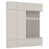 DULAP PENTRU HOL modern, set dulapuri: dulap pentru haine - dulap pentru pantofi, model cașmir 200/238/35 - cașmir, compozit lemnos (200/238/35cm) - RAUMHIRSCH FURNITURE