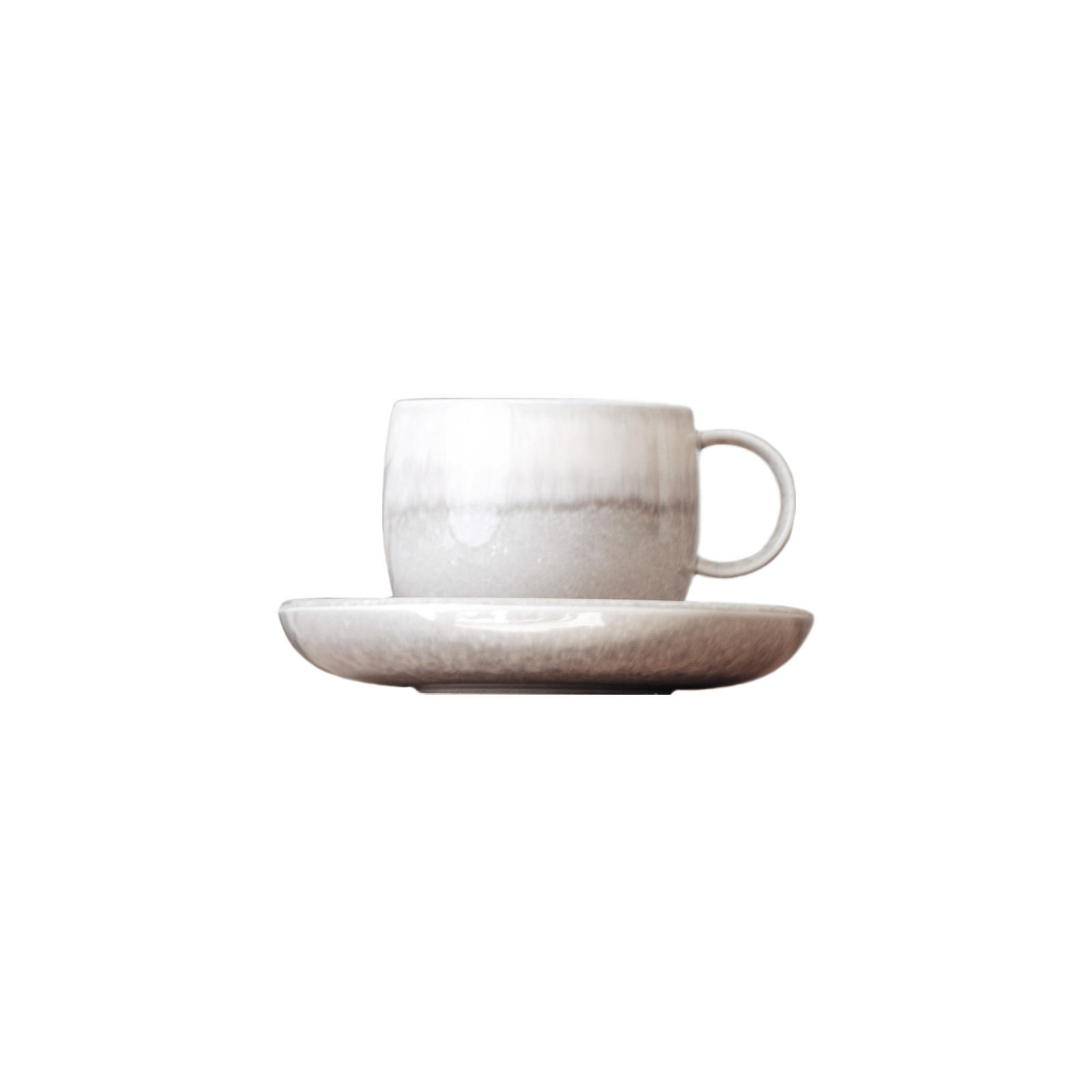 KAFFEETASSE MIT UNTERTASSE Perlemor Sand beige 190 ml - Beige, Keramik (16.1/9.4/16.1cm) - like.Villeroy & Boch