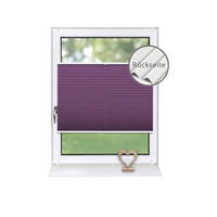 PLISSEE Thermo Basic 75 x 210cm Klemmfix ohne Bohren - Lila, Textil (75/210/210cm) - Deco-Raum