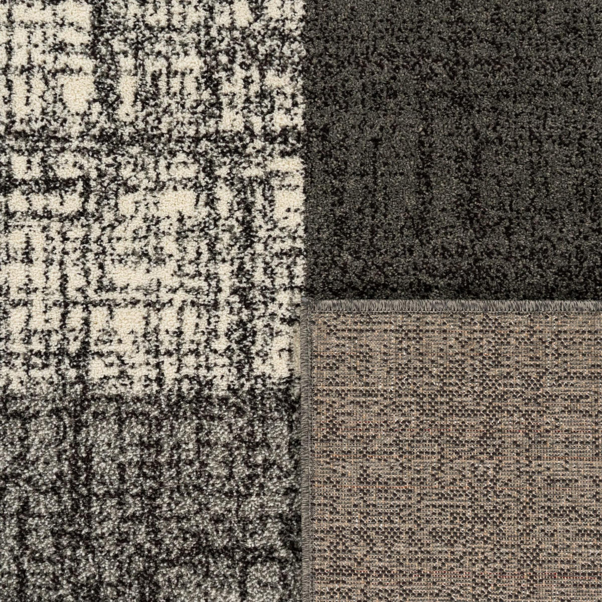 KURZFLORTEPPICH 140/200 cm Mondial 105 - Grau, Kunststoff (140/200cm) - Paco Home