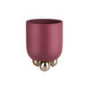 BLUMENTOPF Estilo Rot Ø26/32 cm - Rot, Metall (32cm) - Present Time