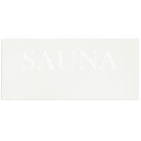 SAUNATUCH, 80x200 cm, 100% Baumwolle, Weiß - Weiß, Textil (80/200cm) - Zollner