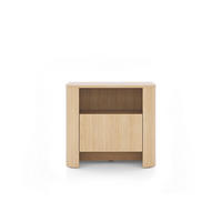 NACHTTISCH Rari 58x52x39 cm - Modern Nachtschrank zum Schlafzimmer - EIN praktischer Commode aus Spanplatten - Helle Eiche Farbe - Eichefarben, Holzwerkstoff (58/52/39cm) - Chilly