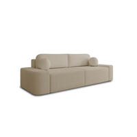 SOFA Lisbon - Beige (Arena 3) - Beige, Holzwerkstoff (268/85/110cm)