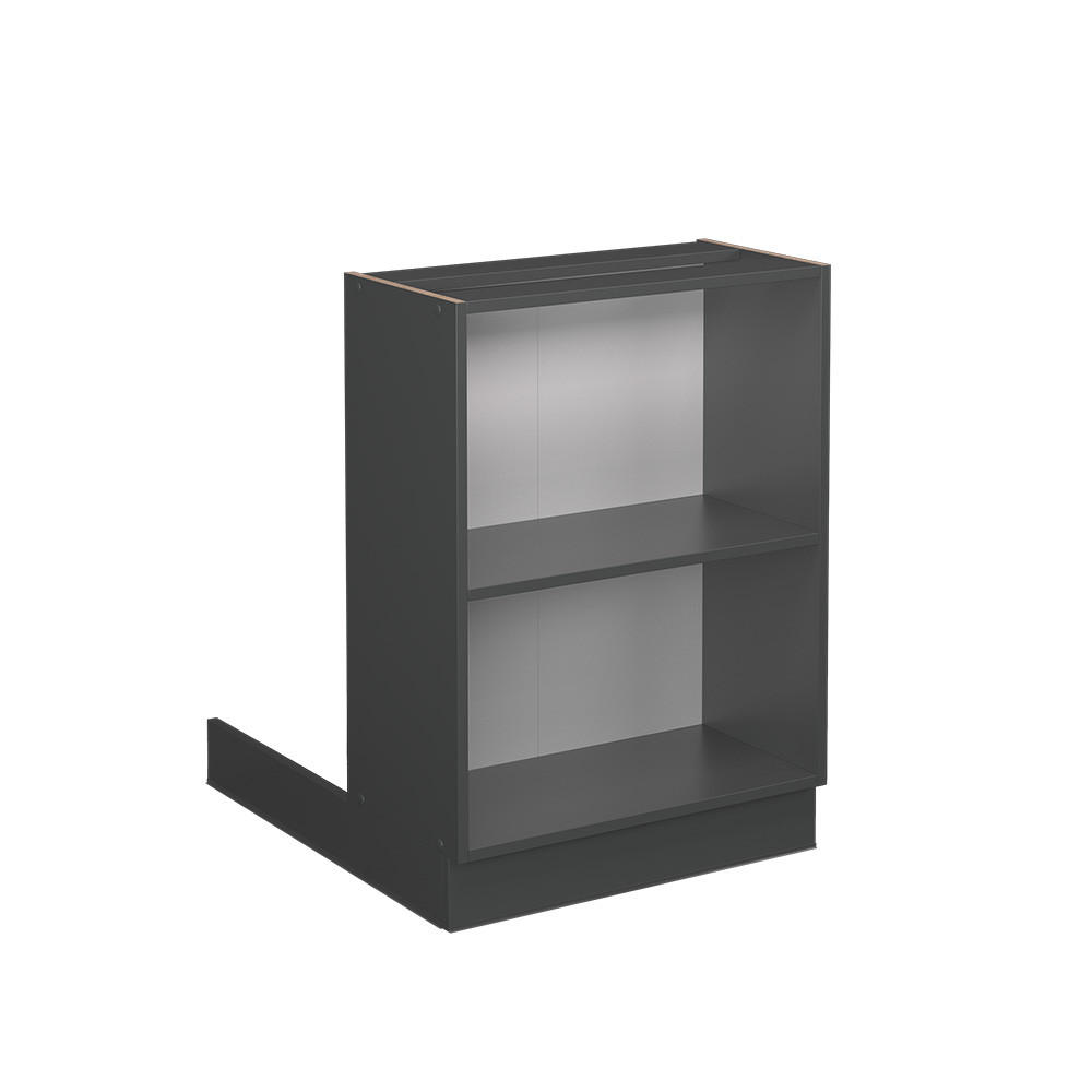 KÜCHENINSEL Fame-Line Anthrazit 60 cm ohne AP - Anthrazit, Holzwerkstoff (60/82/70cm) - Vicco