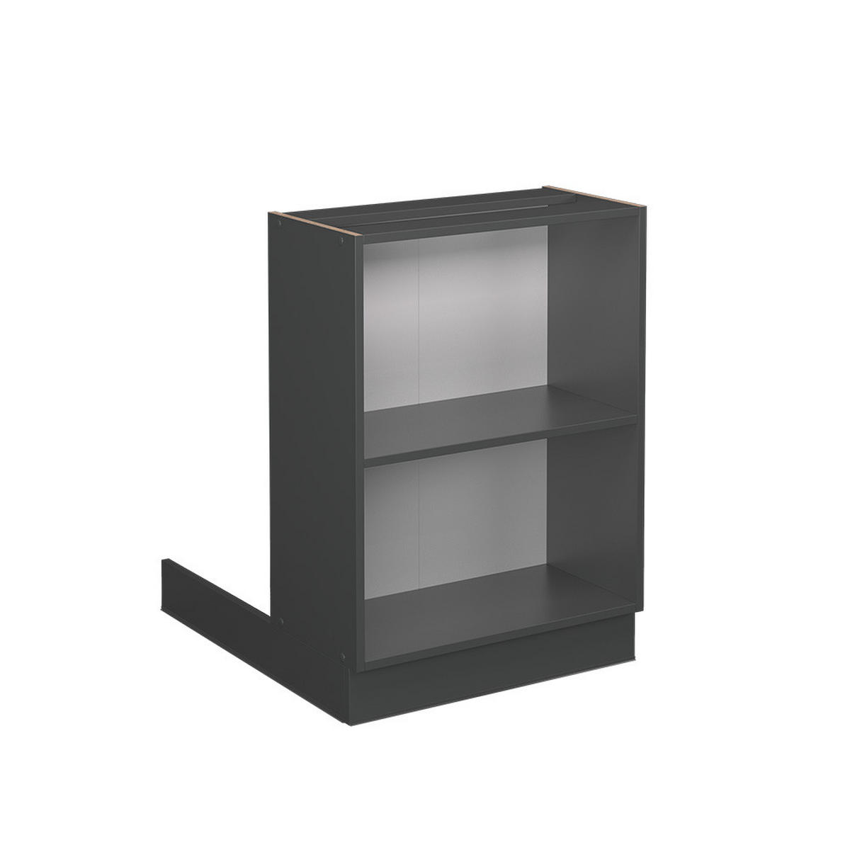 KÜCHENINSEL Fame-Line Anthrazit 60 cm ohne AP - Anthrazit, Holzwerkstoff (60/82/70cm) - Vicco