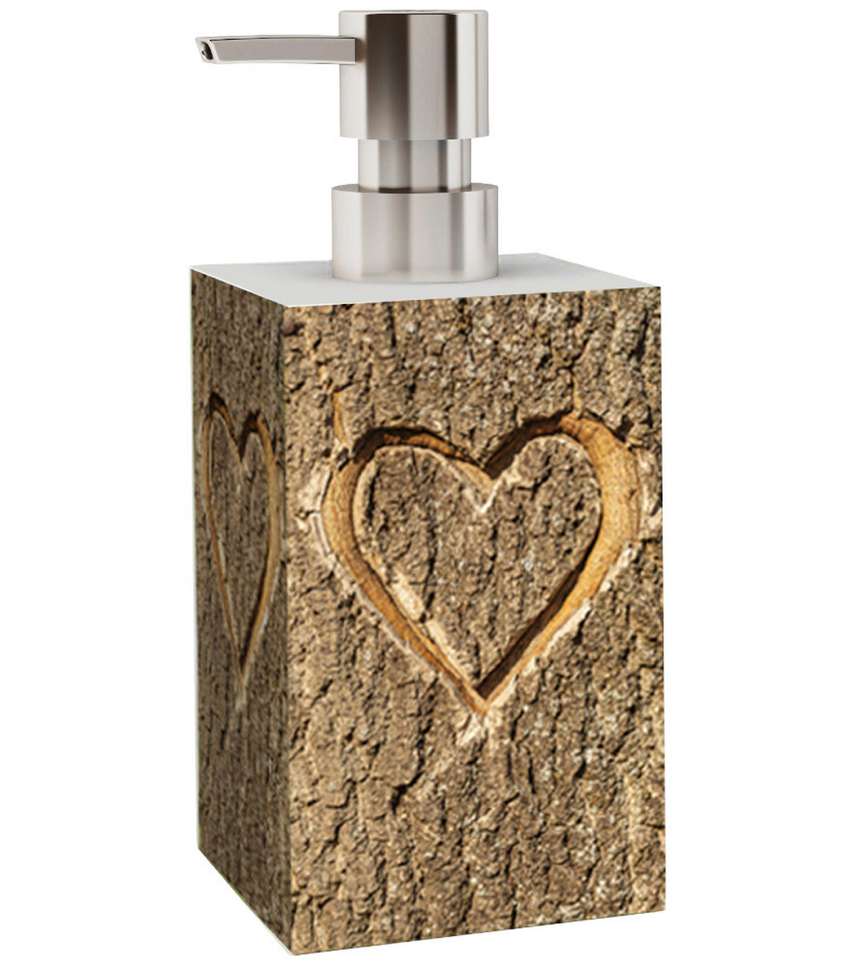 SEIFENSPENDER True Love - Braun, Kunststoff (8/16/8cm) - Sanilo