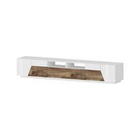 FERNSEHSCHRANK Glänzendes Weiß, Ahorn 43/260/46 cm - Ahornfarben/Weiß, Holzwerkstoff (260/46/43cm) - DMORA