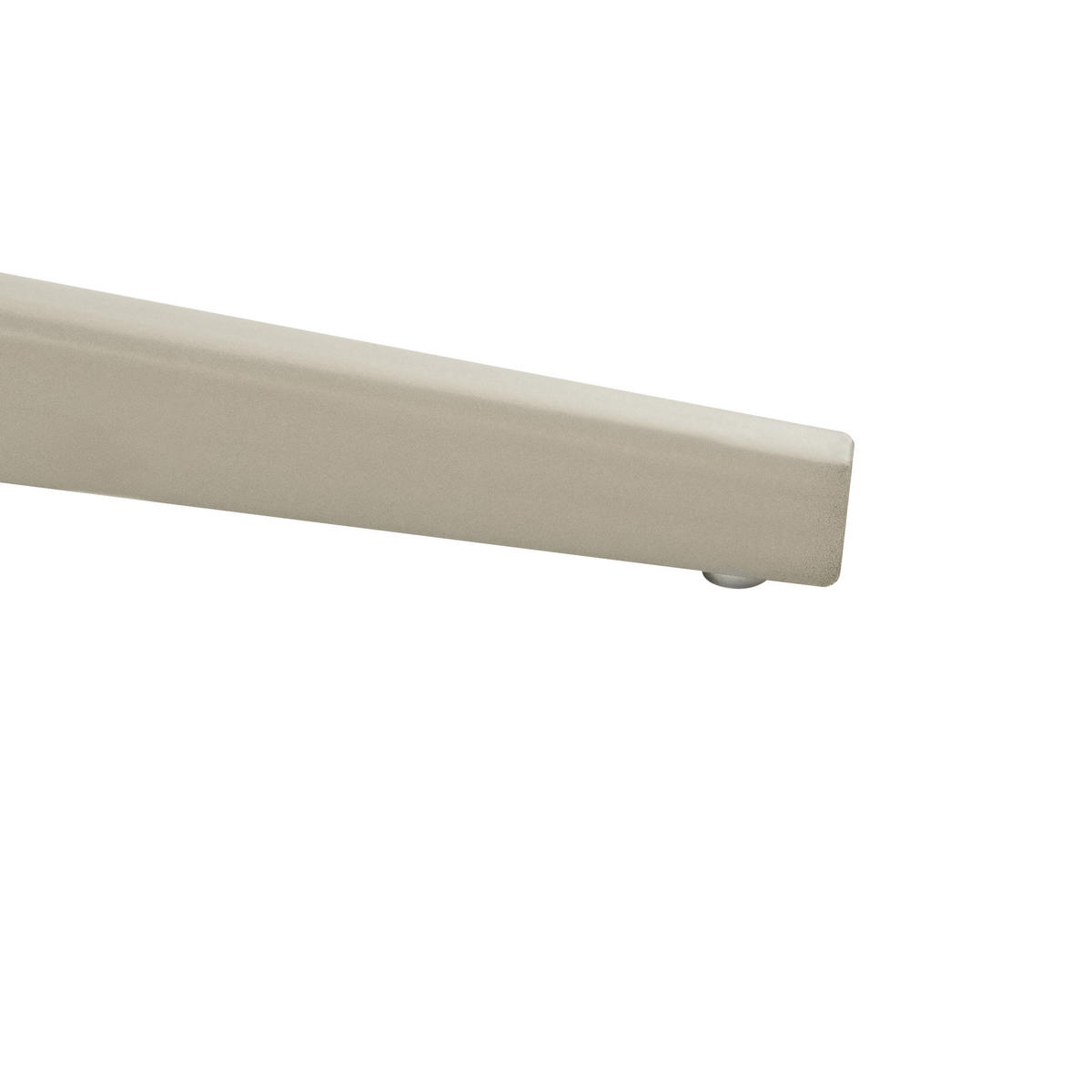 ESSZIMMERSTUHL drehbar Stoff Taupe Youngstown - Taupe, Textil/Metall (59/78/63cm) - Beliani