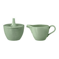 MILCH & ZUCKER SET Beat Color Glaze Salbeigrün - Grün, Keramik (1/1cm) - Seltmann Weiden