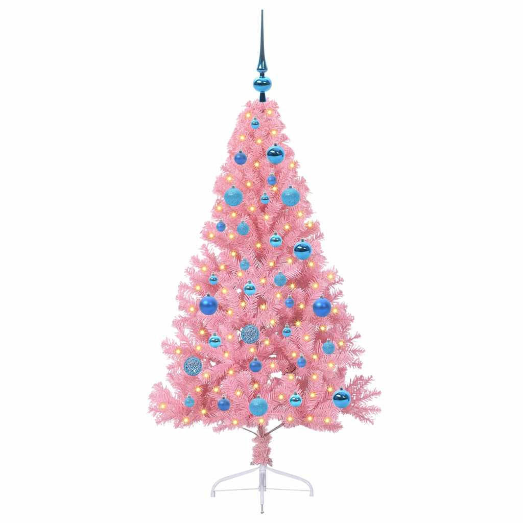 vidaXL Weihnachtsbaum Rosa 150 cm