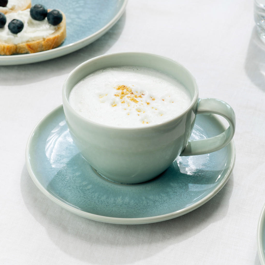 KAFFEETASSEN Crafted Blueberry 247 ml 6er Set - Türkis, Keramik (0.247L) - like.Villeroy & Boch