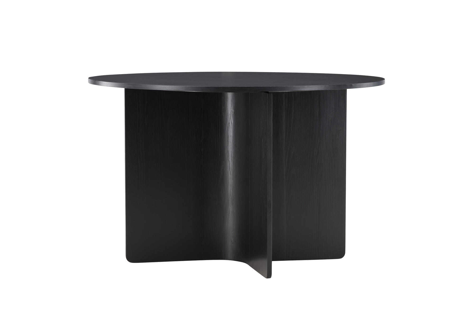 ESSTISCH TYRESO Schwarz 120x120x76 cm - Schwarz, Holzwerkstoff (120/120/76cm) - FURNLUX