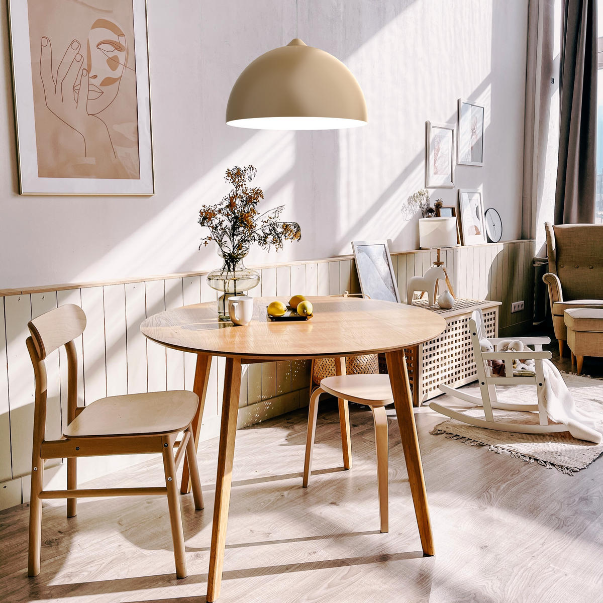 HÄNGELEUCHTE - Goldfarben, Metall (40/40/20cm) - Lumicom